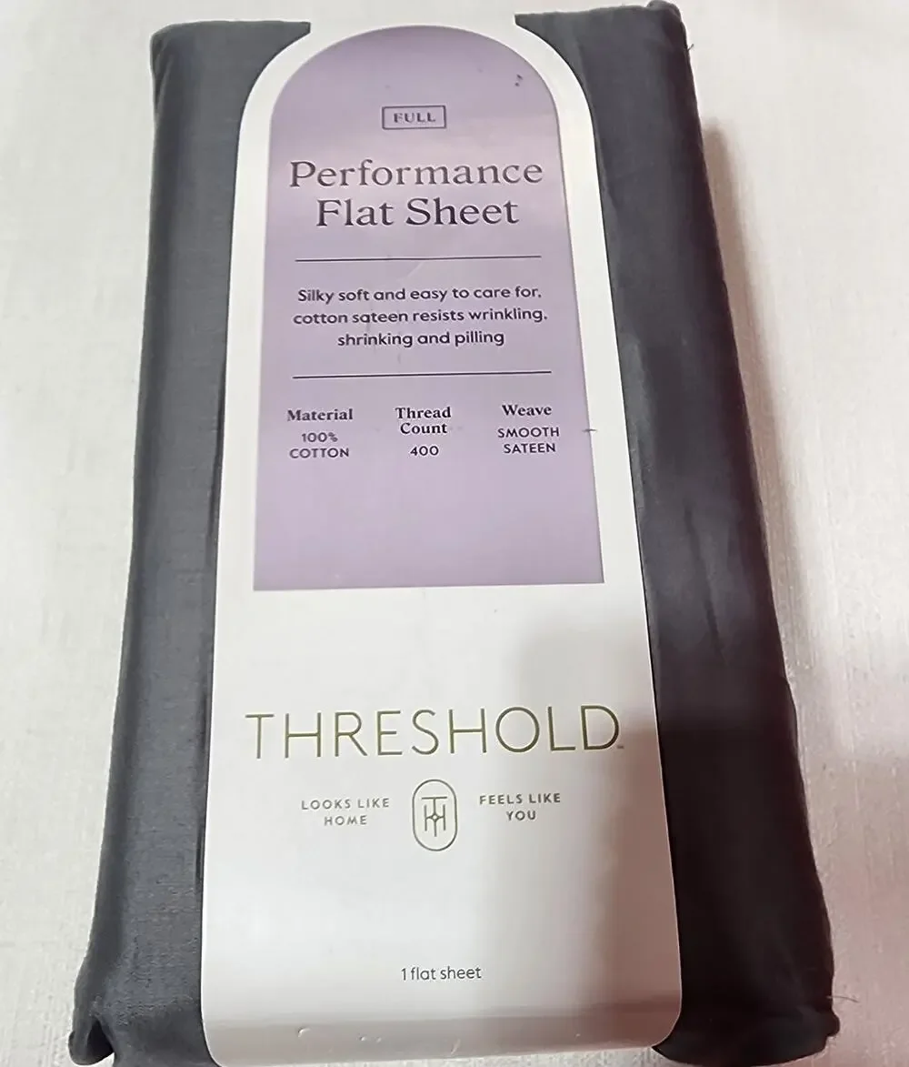 Threshold W85'' x L96'' performance flat sheets
